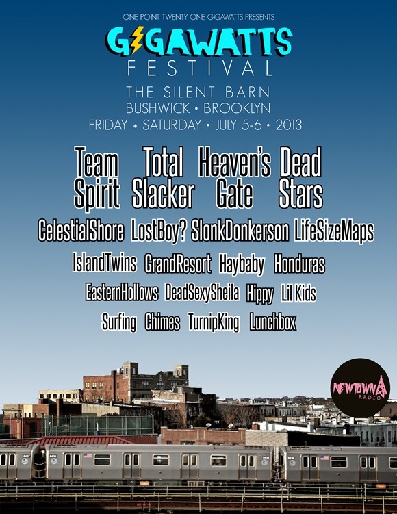 1.21 Gigawatts Announce Line-Up for Gigawatts Festival