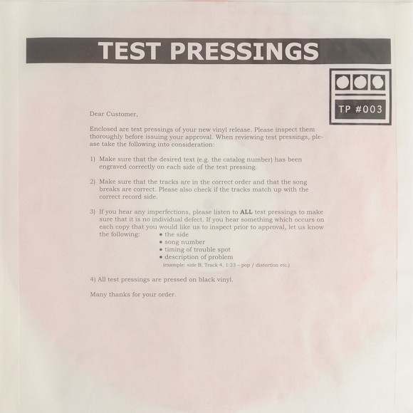 Stream Demdike Stare's Testpressing#003