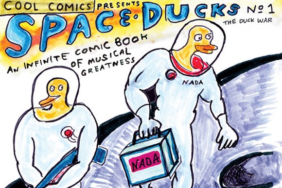 Daniel Johnston Announces Space Ducks